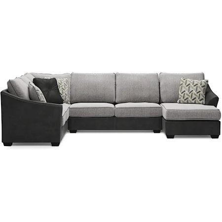 Sectional with Right Chaise