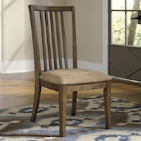 Vintage Casual Dining Upholstered Side Chair