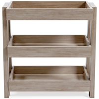 Shelf Accent Table with Tray Shelves