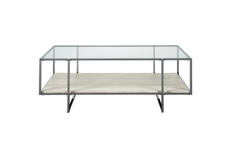 Bodalli Rectangular Cocktail Table by Signature Design by Ashley at VanDrie Home Furnishings