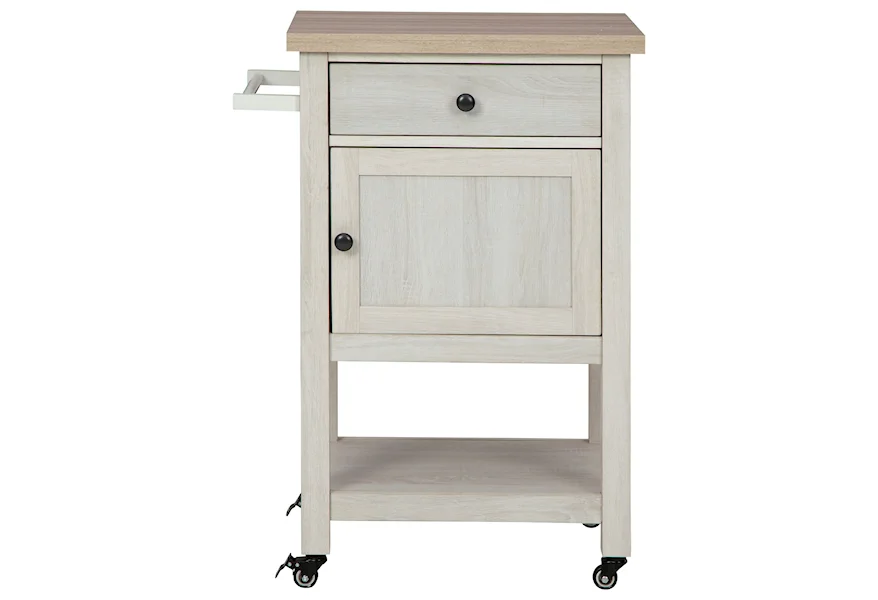 Boderidge Bar Cart by Signature Design by Ashley at VanDrie Home Furnishings