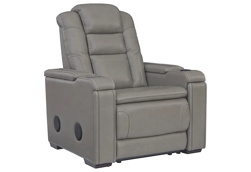 Boerna Power Recliner with Adjustable Headrest by Signature Design by Ashley Furniture at Sam's Appliance & Furniture