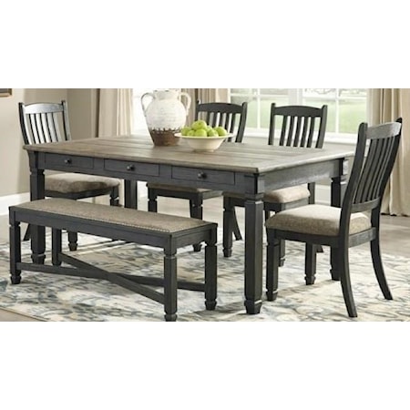 Tyler Creek 5-PC Dining Set with Storage