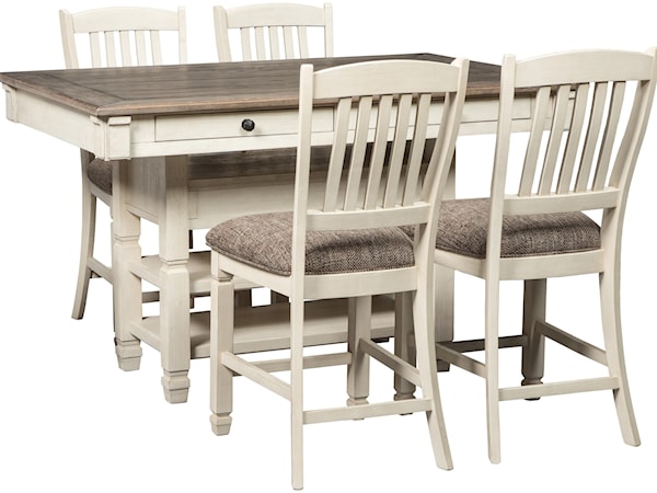 5-Piece Counter Height Table Set