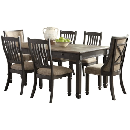 7 Piece Table and Chair Set