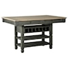 Signature Design by Ashley Tyler Creek 6-Piece Counter Table with Bench and Stools
