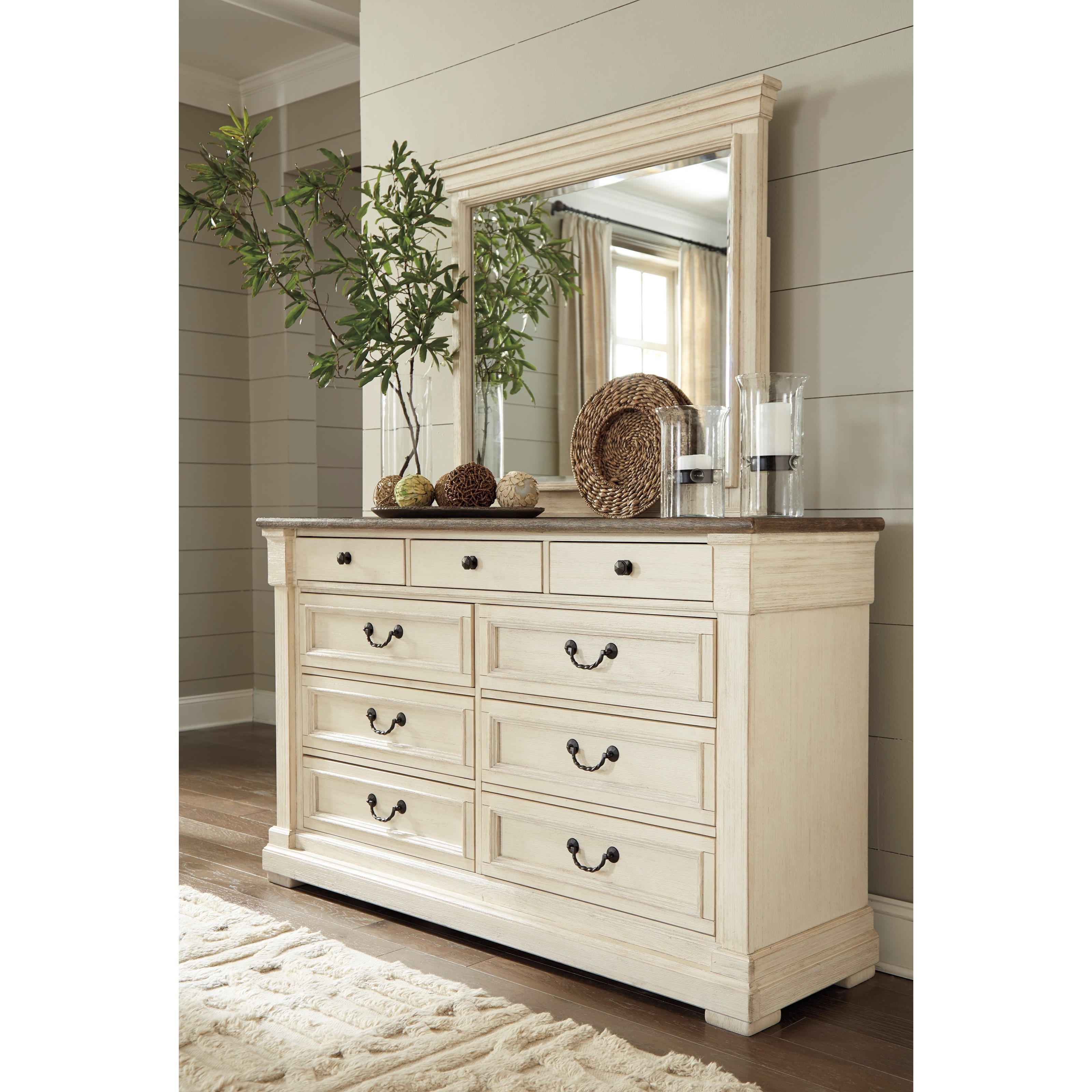 Signature Design by Ashley Bolanburg Two-Tone Dresser ...
