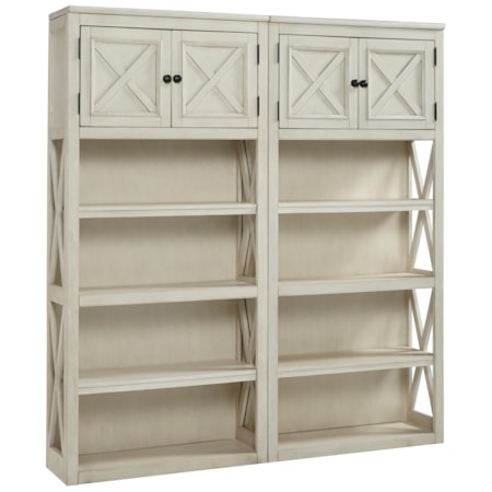 2 Large Bookcases