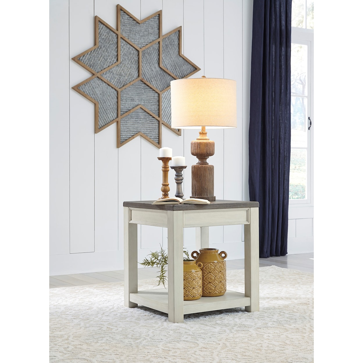 Signature Design by Ashley Bolanburg Square End Table