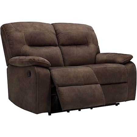 Casual Reclining Loveseat