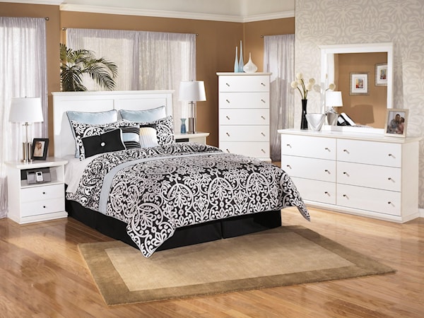 Queen Headboard, Dresser, & Mirror