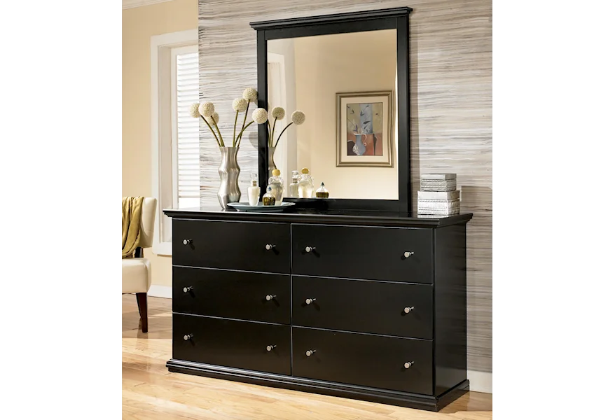Bostwick Shoals-Maribel Dresser & Mirror by Signature Design by Ashley at A1 Furniture & Mattress
