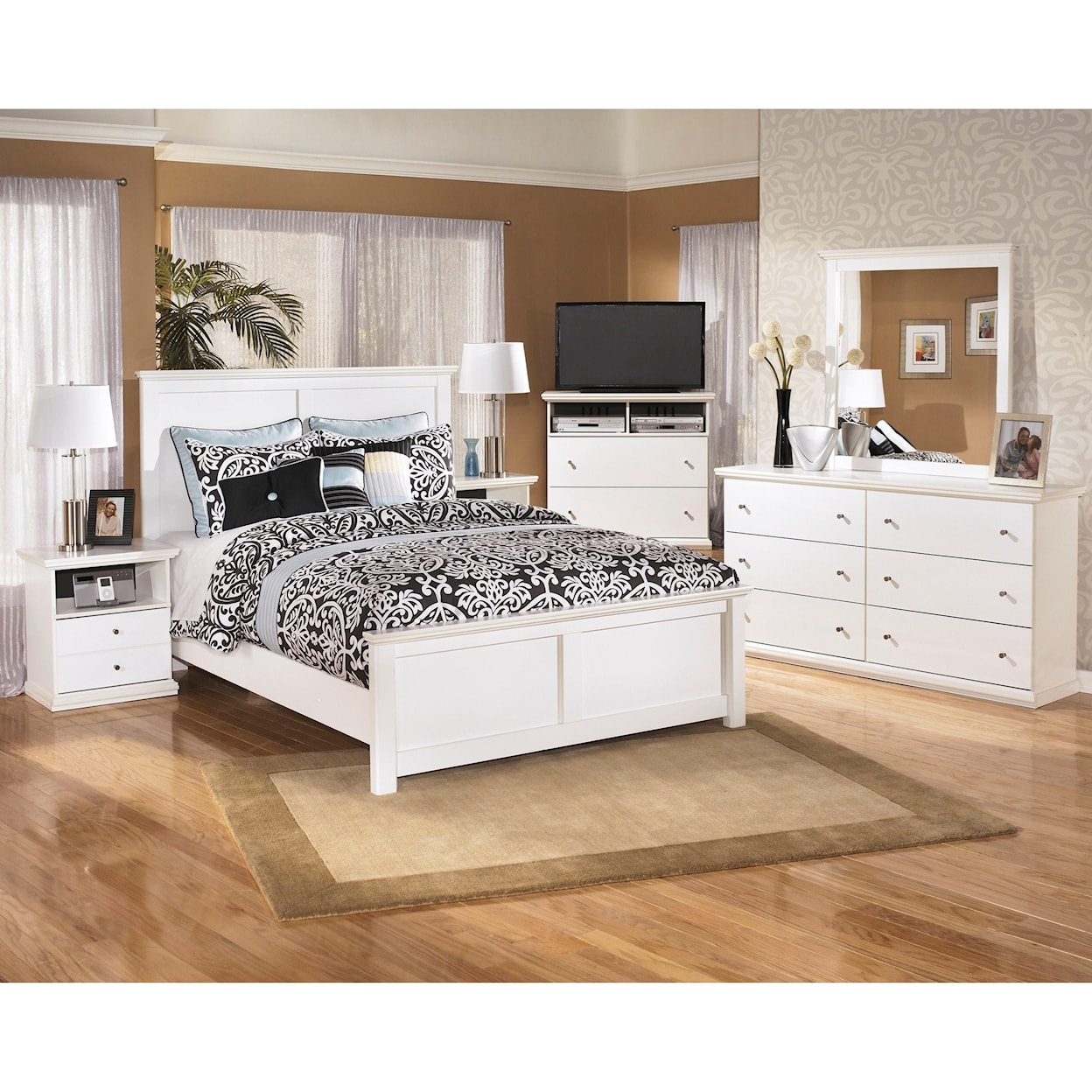 Signature Design by Ashley Bostwick Shoals Queen Bedroom Group