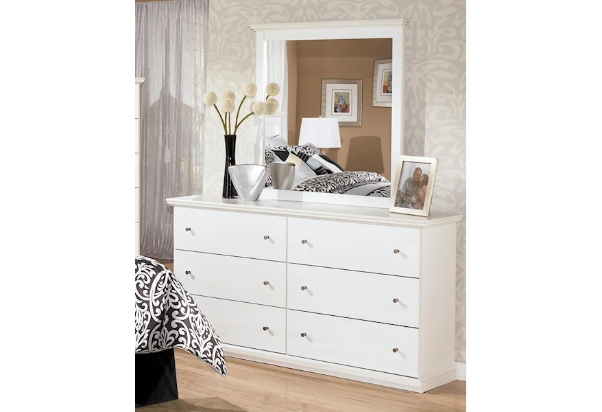 Bostwick Shoals-Maribel Dresser & Mirror by Signature Design by Ashley at Gill Brothers Furniture & Mattress