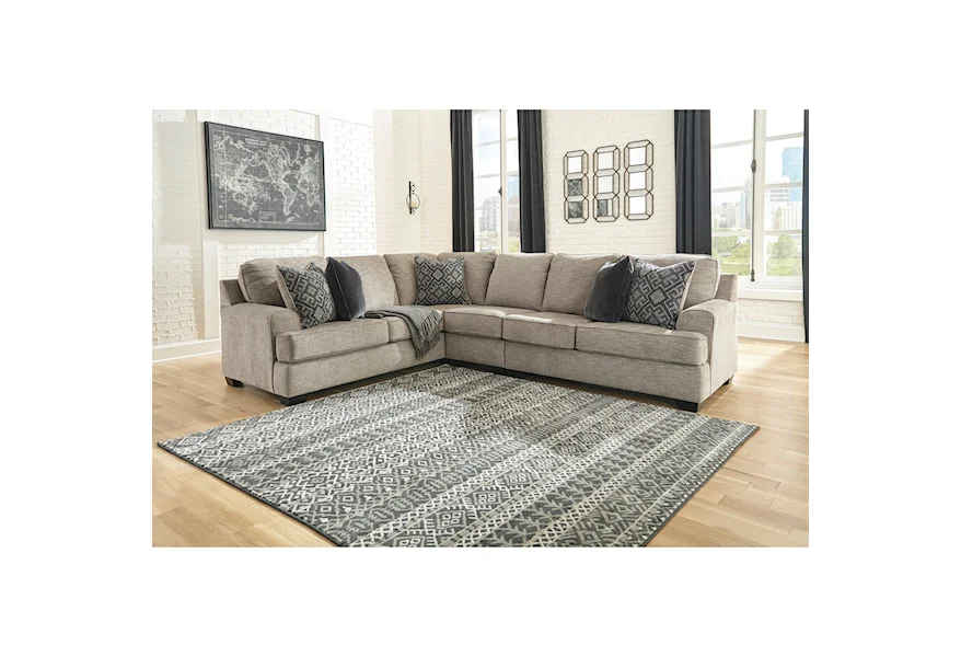 Bovarian 3-Piece Sectional by StyleLine at EFO Furniture Outlet