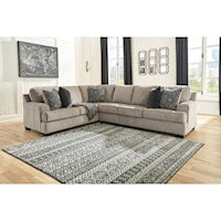 3-Piece Sectional with Track Arms