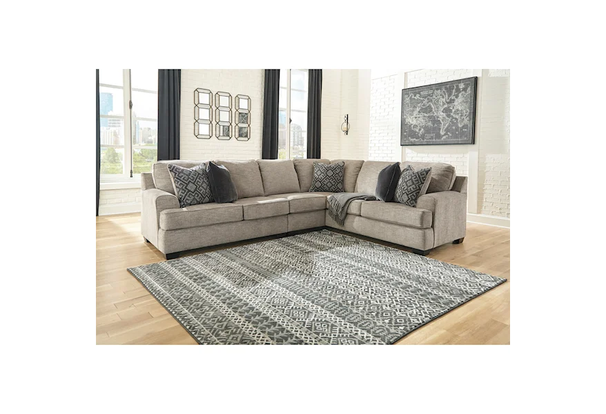 Bovarian 3-Piece Sectional by Signature Design by Ashley at Smart Buy Furniture