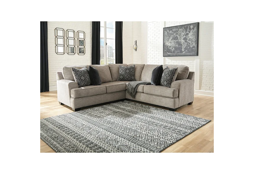 Bovarian 2-Piece Sectional by Signature Design by Ashley at VanDrie Home Furnishings