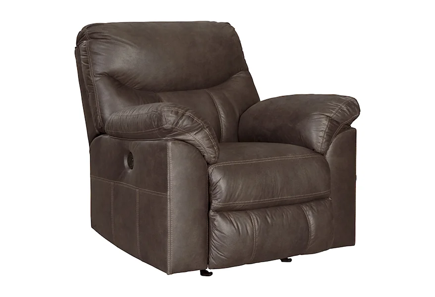 Boxberg Rocker Recliner by Signature Design by Ashley at Malouf Furniture Co.