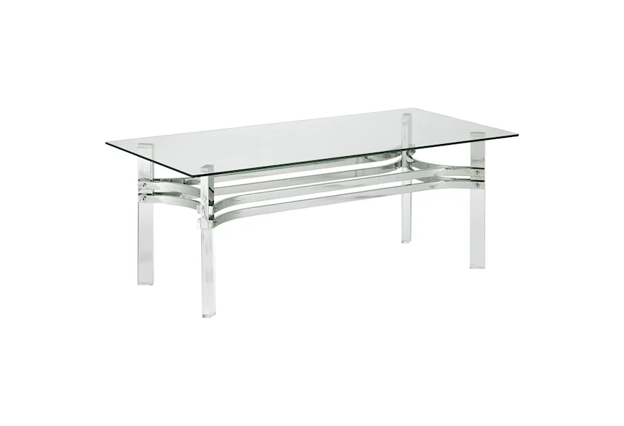 Braddoni Rectangular Cocktail Table by Signature Design by Ashley at VanDrie Home Furnishings