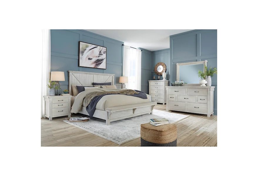 Brashland King Bedroom Group - Chest Not Included by Signature Design by Ashley at Beck's Furniture