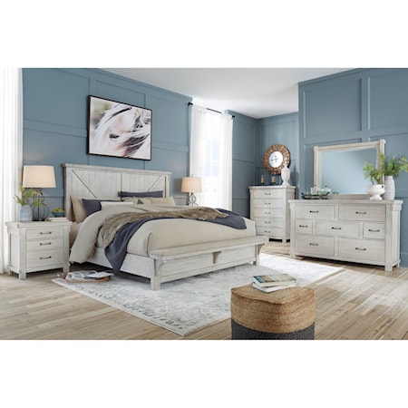 King Bedroom Group - Chest Not Included