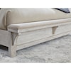 StyleLine Brashland Calfornia King Bed with Footboard Bench