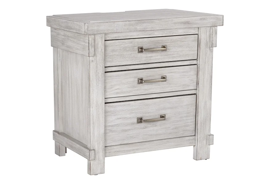 Brashland 3-Drawer Nightstand by Signature Design by Ashley at VanDrie Home Furnishings