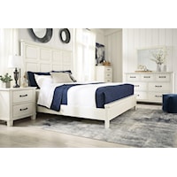 King Bedroom Set Includes King 3-PC Bed, Dresser and Mirror
