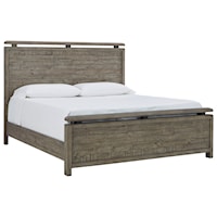  Rustic Reclaimed Wood Queen Panel Bed