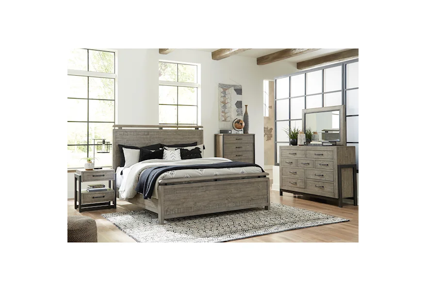 Brennagan California King Bedroom Group by StyleLine at EFO Furniture Outlet