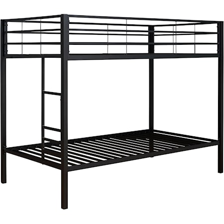 Twin/Twin Metal Bunk Bed