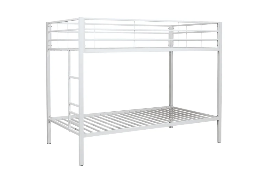 Broshard Twin/Twin Metal Bunk Bed by StyleLine at EFO Furniture Outlet