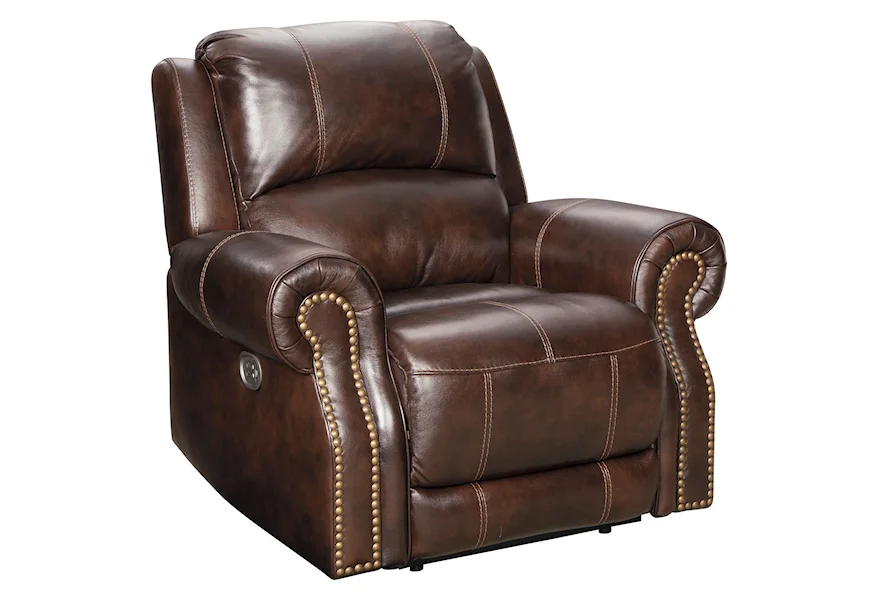 Buncrana Power Recliner by Signature Design by Ashley at VanDrie Home Furnishings