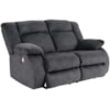 Signature Design by Ashley Burkner Reclining Power Loveseat