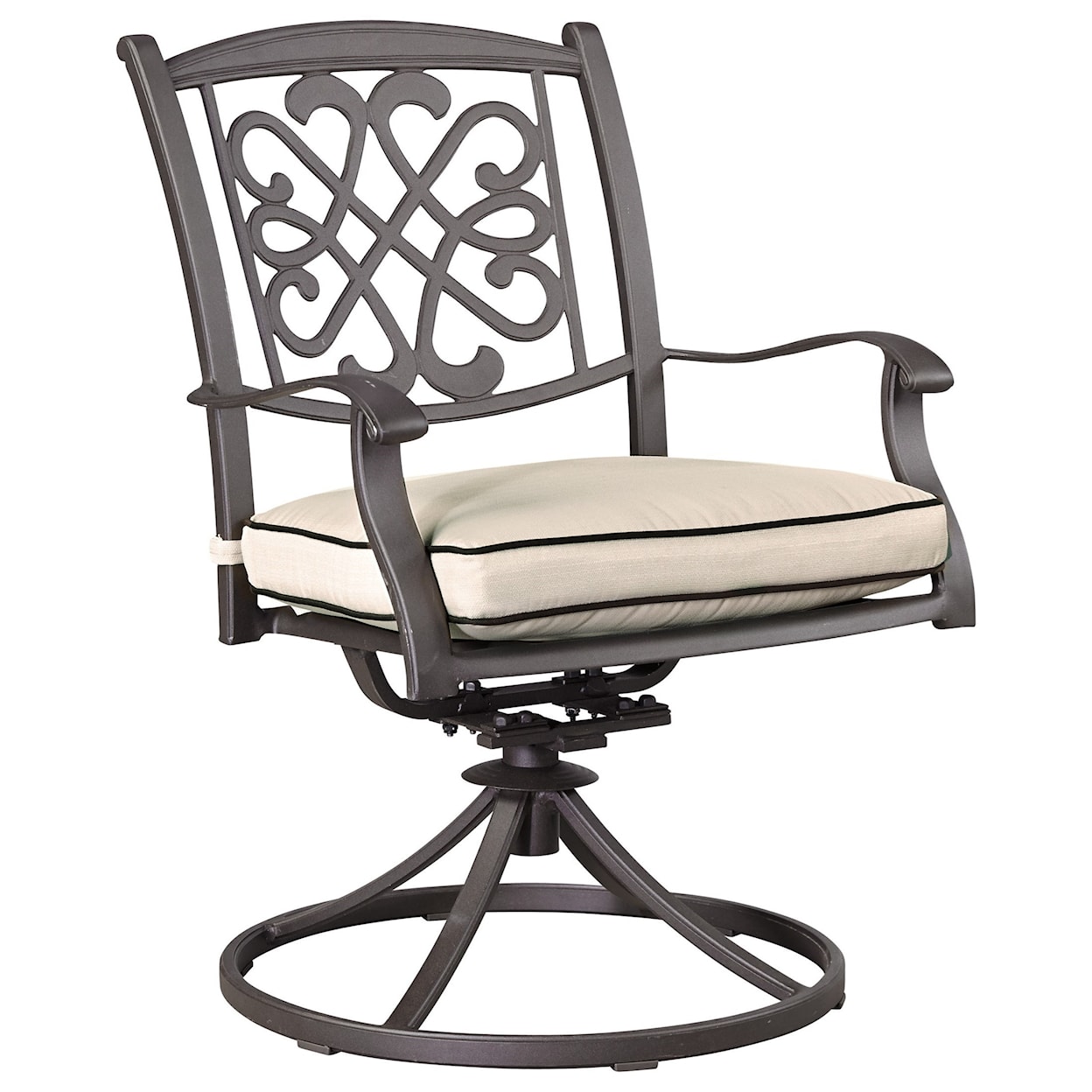 Signature Design by Ashley Burnella Outdoor Swivel Chair w/ Cushion