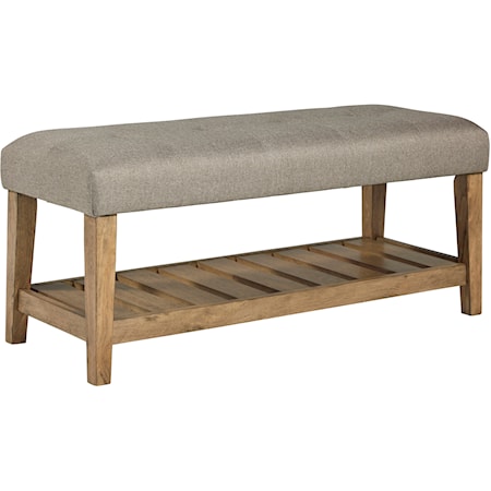 Fabric Upholstered Accent Bench