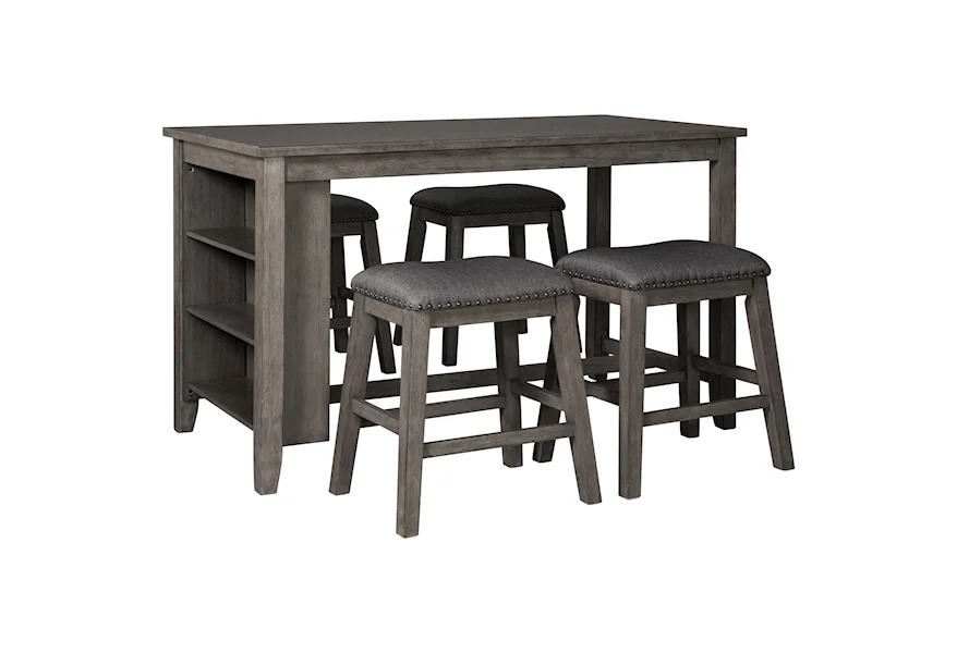 Caitbrook Five Piece Kitchen Island & Chair Set by Signature Design by Ashley at Sam's Furniture Outlet