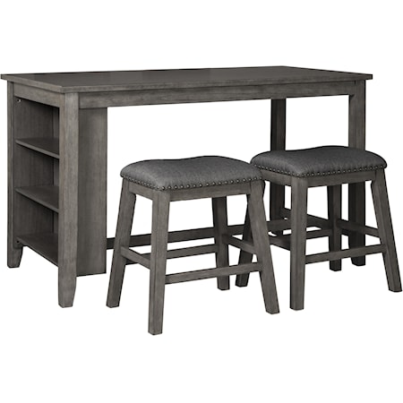 3 Piece Table and Stool Set