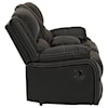 Signature Design by Ashley Calderwell Double Reclining Loveseat w/ Console