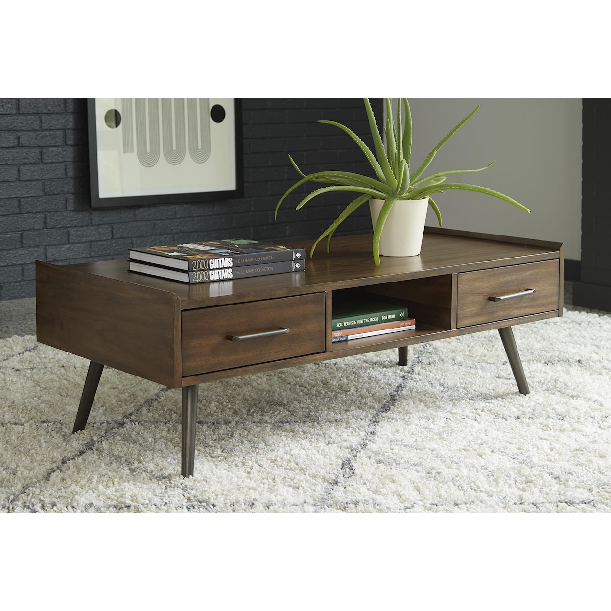 Signature Design by Ashley Calmoni 2 Piece Coffee Table Set