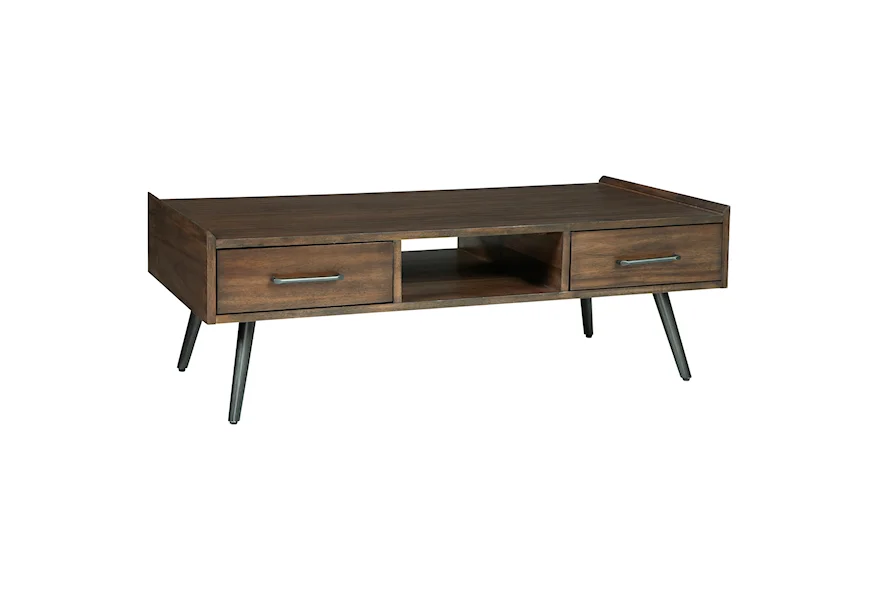 Calmoni Rectangular Cocktail Table by Signature Design by Ashley at Westrich Furniture & Appliances