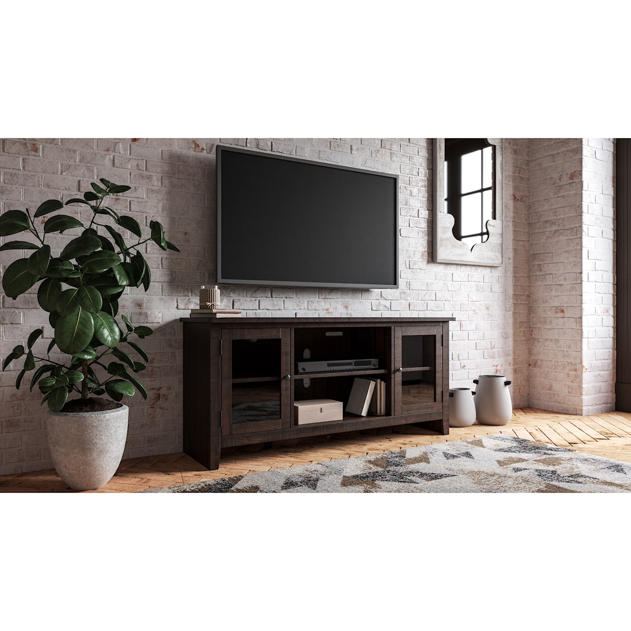Signature Design by Ashley Camiburg Large TV Stand