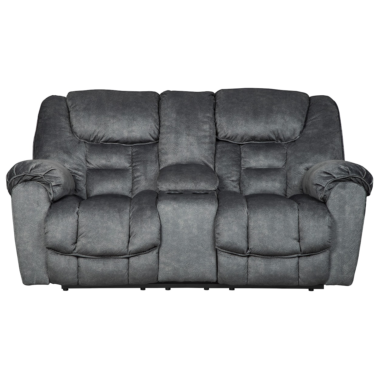 Ashley Furniture Signature Design Capehorn Double Reclining Loveseat w/ Console