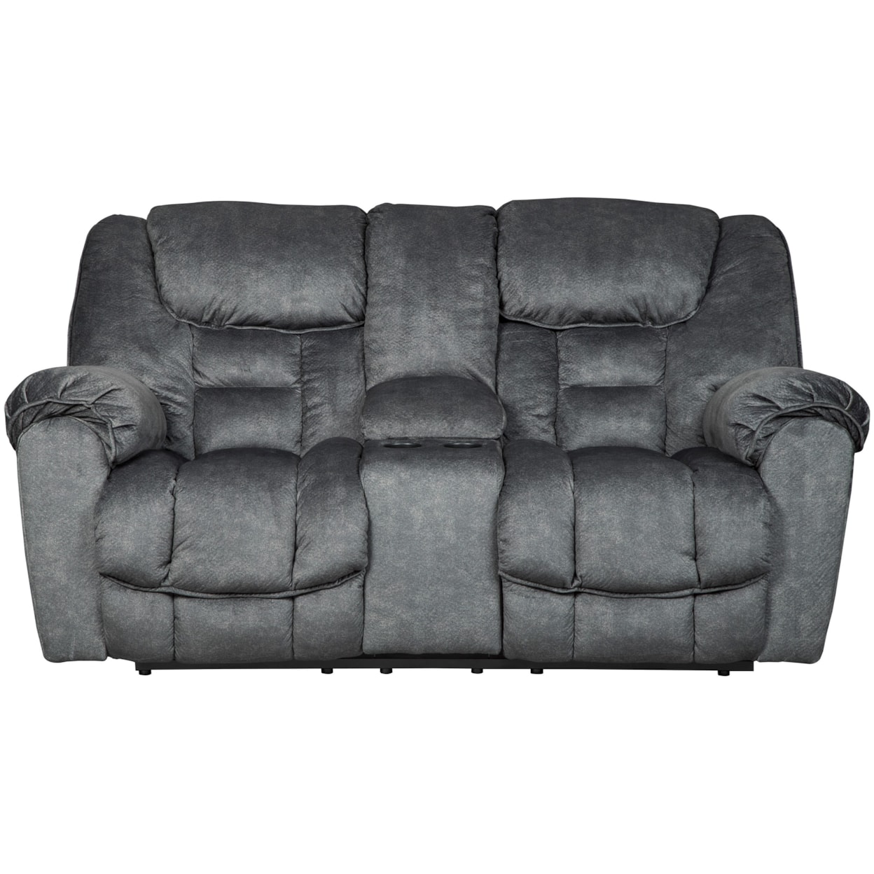 Ashley Furniture Signature Design Capehorn Double Reclining Loveseat w/ Console