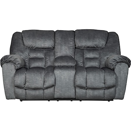 Double Reclining Loveseat w/ Console w/ USB Charging & Power Outlets