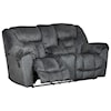 Signature Design Capehorn Double Reclining Loveseat w/ Console