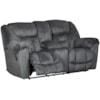 Ashley Furniture Signature Design Capehorn Double Reclining Loveseat w/ Console