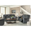 Signature Design by Ashley Furniture Capehorn Double Reclining Loveseat w/ Console