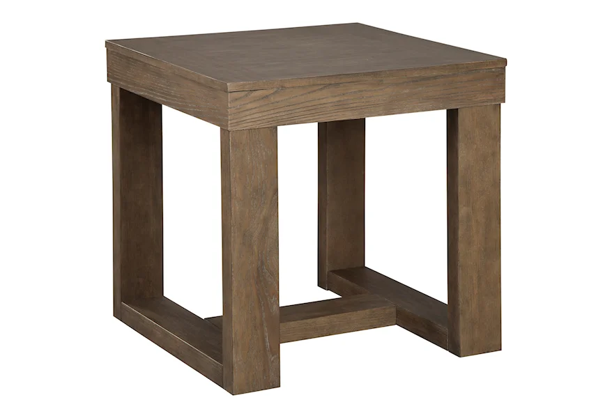 Cariton Square End Table by Signature Design by Ashley at Westrich Furniture & Appliances